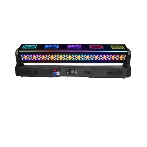 800W Багатофункціональний Рухома Голова Сценічний Прожектор DMX RDM Нескінченне Обертання RGB Beam Strobe Retro Dyeing LED Disco Party DJ Club Затискач