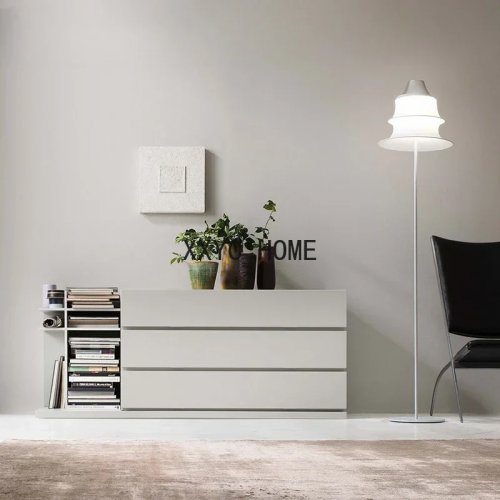 Einfaches Bücherregal, Aufbewahrungsschrank, TV-Lowboard für Schlafzimmer, Aufbewahrung & Deko