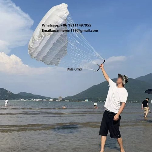 Latawiec Parawing 4.5M do Kitesurfingu dla Początkujących - Foil, Surf & Skateboard, Sporty Wodne Wind Foil Kite