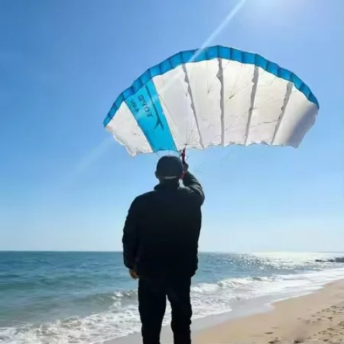Airo 4.5m ナイロン製フラットフォイル 入門用トレーナーカイト 子供から大人まで 海辺向け