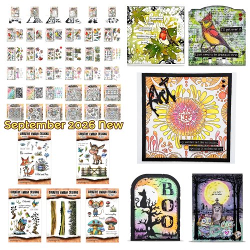 AALL&CREATE tháng 9/2026 mới Paint Happy Yarn Love khuôn cắt kim loại, con dấu và stencil cho scrapbook DIY, thiệp và album thủ công