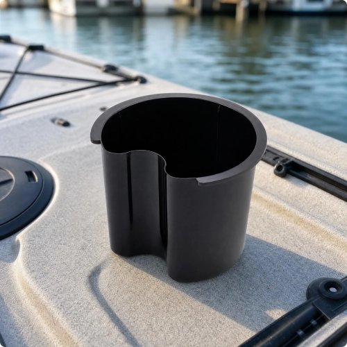 Contenedor organizador para escotilla de kayak de plástico rígido con portavasos accesorios para kayak
