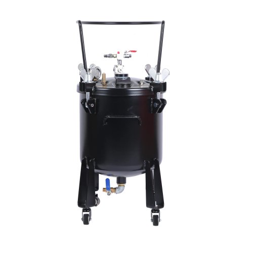 Robuste pneumatische Edelstahl-Klebstoff-Dosier- und Farbbeschichtungsmaschine mit Untertank und manueller/automatischer Rührfunktion