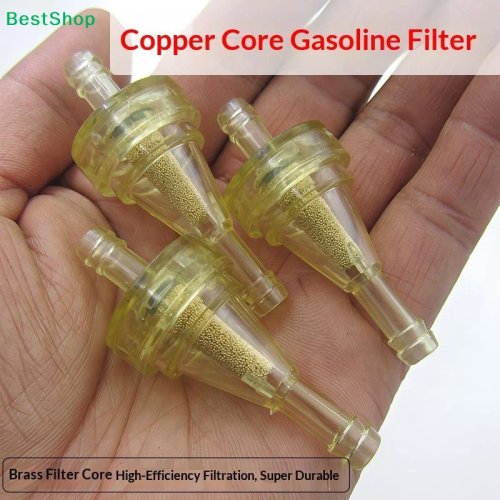 1/4 inch inline brandstoffilter voor kleine motoren - ATV, dirt bike, motor, go-kart, UTV, sneeuwscooter