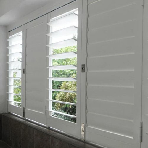 KAKADU Elektrische Aluminium Fensterläden mit Fernbedienung