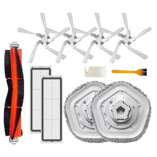 Accessori per Robot Aspirapolvere Bot W10 W10Pro: Spazzola Principale, Spazzola Laterale, Filtro HEPA, Panno per Mop, Straccio, Ricambi