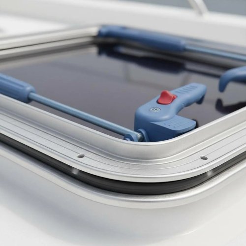 Tiges de support doubles pour trappe d'évacuation marine, trappe de bateau en aluminium, résistante aux intempéries