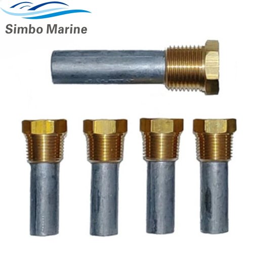 119574-4415 119773-92600 119574-18790 Zestaw anod ołówkowych do Yanmar 4LHA-HTE 6LP 6LY 6LPA-STP 6LPA-STZP – cynki do chłodnicy oleju, marine