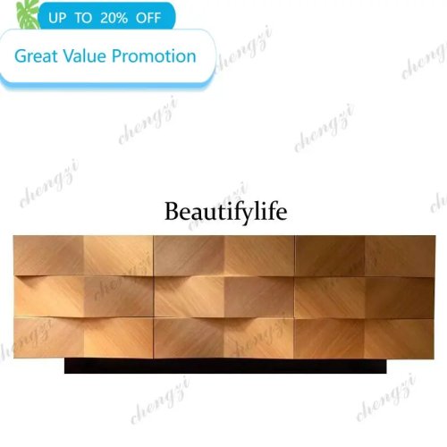 M178 Credenza italiana light luxury, mobile contenitore moderno per soggiorno, sala da pranzo e ingresso