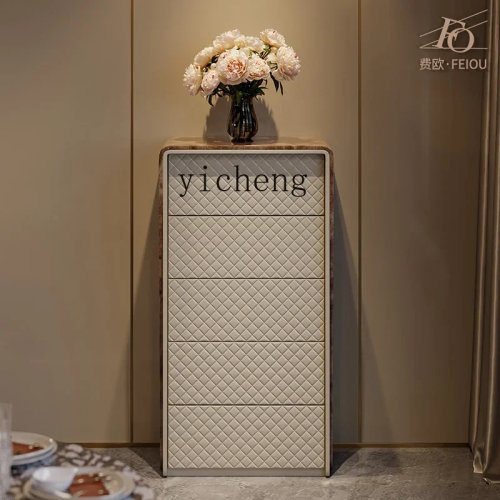 X5-14 Light Luxury Chest of Drawers, Large Painted Storage Cabinet with Custom Drawers for Villa