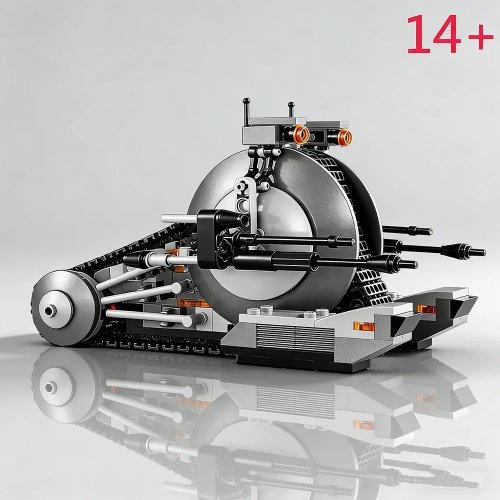 Set de Modelo Robot Tanque Walker de Combate del Ejército Sci-Fi 271PCS STEM DIY Armado Juguete para Fans Adultos