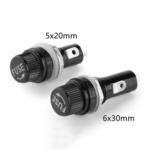 5 cái Đế cầu chì thủy tinh 5x20mm 6x30mm ổ cầu chì gắn bảng điều khiển