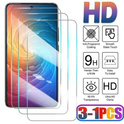3-1 قطع زجاج مقوى HD لحماية شاشة سامسونج جالاكسي M06 M16 M36 M56 M04 M54 M05 M15 M55