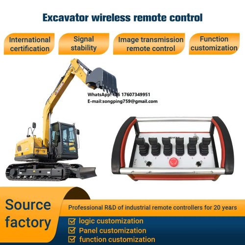 Proportional Wireless Remote Control with 6 Joysticks, 2-Year Warranty, for Marine Machinery (OEM Accepted)