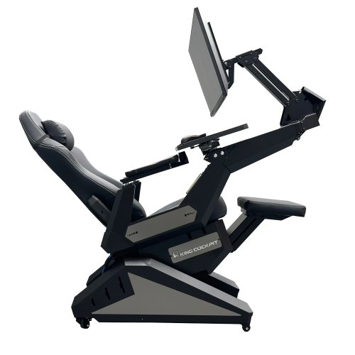 KING COCKPIT Zero-Gravity Home Office Chair, Gaming Reclining Workstation with Adjustable Monitor Distance
