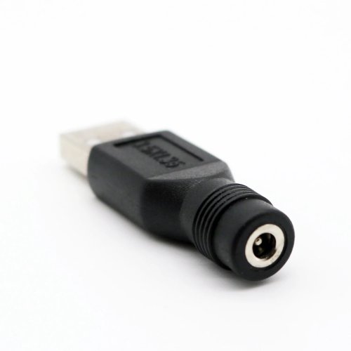 USB 2.0 A타입 수 to DC 3.5mm x 1.35mm 암 변환 충전 어댑터 케이블