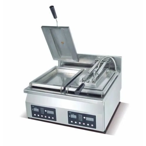 自動餃子焼き機 電気/ガス対応 グリル付き ホットプレート調理器