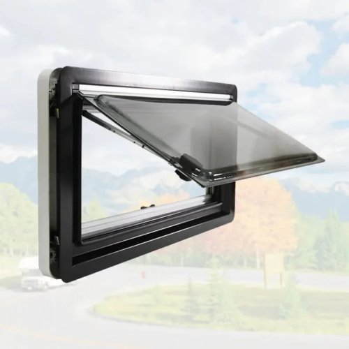 Wohnmobil-Fenster 1000x800 mm doppelt verglastes Acrylglas Fenster mit rechtem Winkel für Caravan