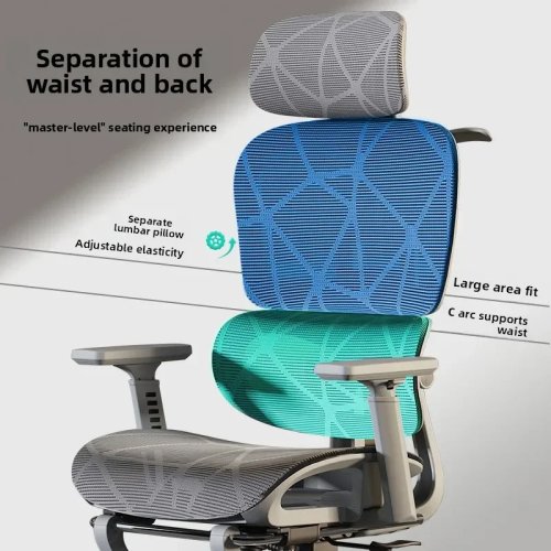 Sedia da ufficio ergonomica reclinabile e traspirante – Poltrona gaming executive comoda per lunghe sessioni a casa
