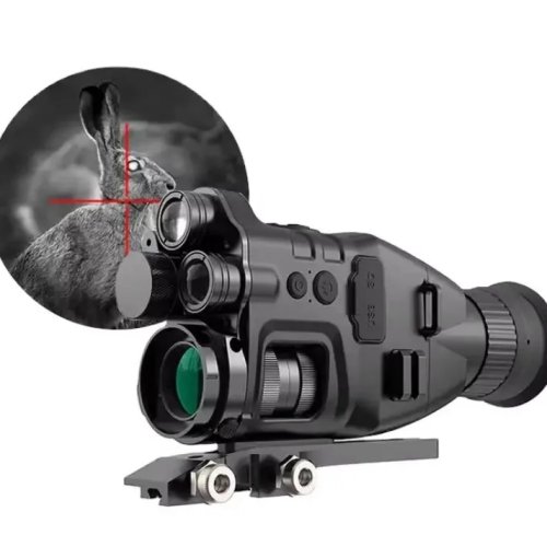 Monocular de visión nocturna a color con retícula para caza, avistamiento de aves y patrulla