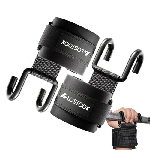1/2Pcs Pull-Up Assist Hook Wrist Strap for Weightlifting & Strength Training - Anti-Slip Fitness Aid