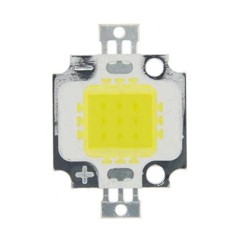 Chip LED 10W Biały Zimny 12V do Reflektora Integracyjnego DIY Projektor Zewnętrzny Naświetlacz Super Jasny