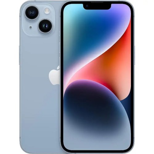 Apple iPhone 14 A2649 (Fully Unlocked) 128GB Biru - Refurbished Kondisi Mulus