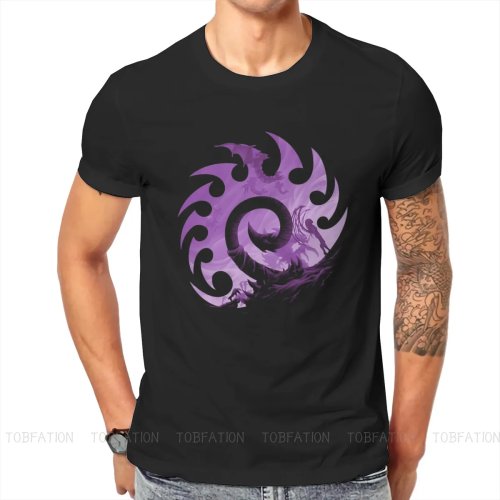 StarCraft Jeu de Science Militaire ARCHI Sign T-shirt Vintage Gothique Été Coton Homme Harajuku Col Rond