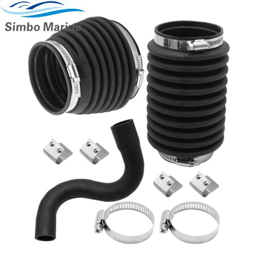 Zestaw mieszków i węża wydechu przegubu krzyżowego do Volvo Penta AQ DP SP 200-290 Sterndrive – zamiennik 875826 876631