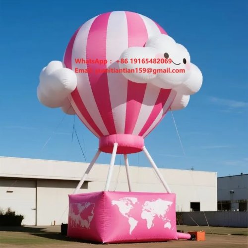 Globo aerostático publicitario gigante para exterior – Inflable de gran tamaño para plazas comerciales y festivales