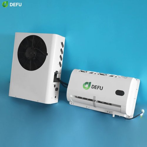 AC Parkir Split Elektrik DC 12V/24V untuk Mobil Van Truk Camper