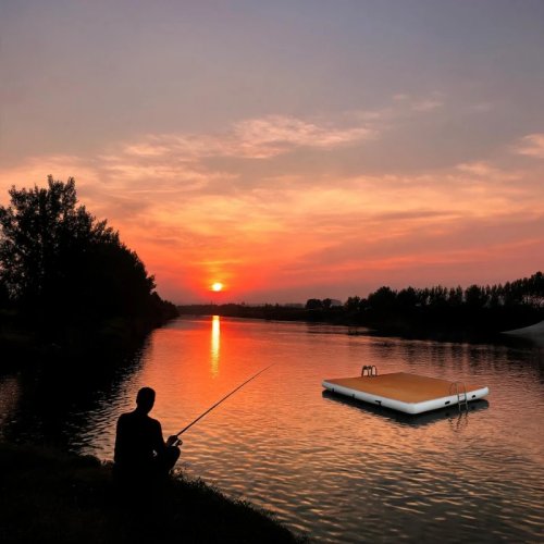 แท่นลอยน้ำแบบพองได้สั่งทำ – เกาะน้ำ โป๊ะเทียบเรือ และท่าเทียบเจ็ทสกี พร้อมปั๊ม
