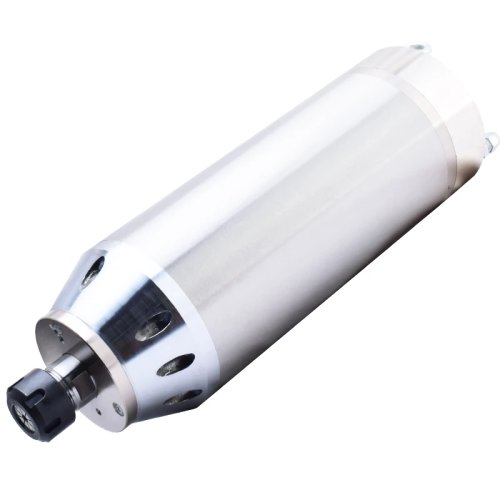 Motor husillo refrigerado por agua 5.5kW para grabado en piedra, cabeza de bala, par constante, accesorios