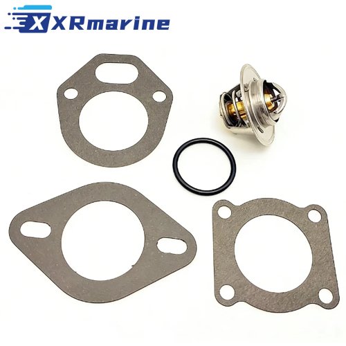 Kit de thermostat 18-3662 compatible avec Volvo Penta Stern Drive AQ175A AQ205A 430A 430B 431A AQ190A AQ200 remplace 876305