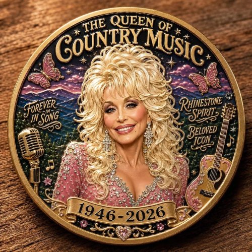Dolly メモリアルコイン 1946–2026 カントリーミュージックの女王 両面 記念 コレクター キープセイク
