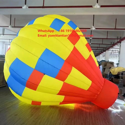 Globo publicitario inflable personalizado, gran globo aerostático para promoción
