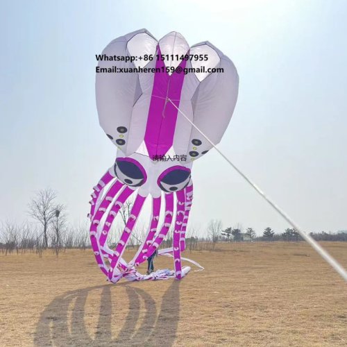 Cometa Pulpo Grande de 18m - Personalizable para Competiciones y Exhibiciones de Cometas para Adultos