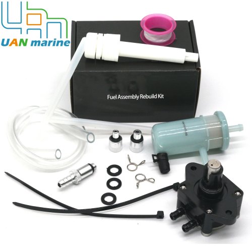 Service Kit with Fuel Pump & Fuel Filter for Suzuki 25 30 HP 4-Stroke Boat Outboard Engines 15100-94L00 15100-94L01 15410-87L00