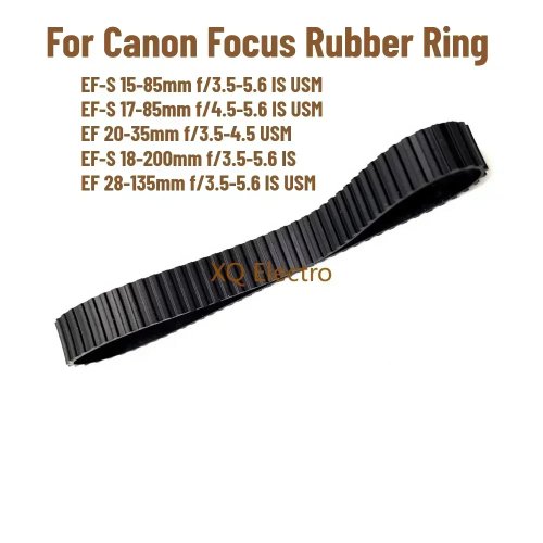 Новый для Canon 15-85mm f/3.5-5.6 / 17-85mm f/4.5-5.6 IS / 18-200mm / 28-135mm / 20-35mm Резиновое кольцо фокусировки для камеры Запасная часть