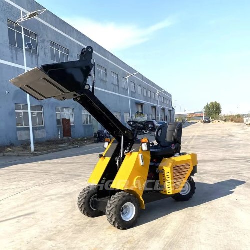 HERACLES H130 空冷ガソリンエンジン搭載ホイールローダー – コンパクトフロントミニローダー＆除雪用機器