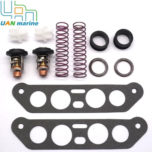 Kit de termostato para Johnson Evinrude 65-115 HP V4 (18-3673, 340975, 340976)